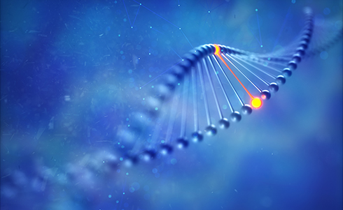 Gene editing medical illustrations