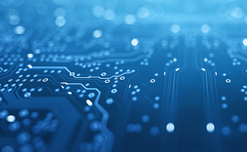 Circuit Board Background - Computer, Data, Technology, Artificial Intelligence